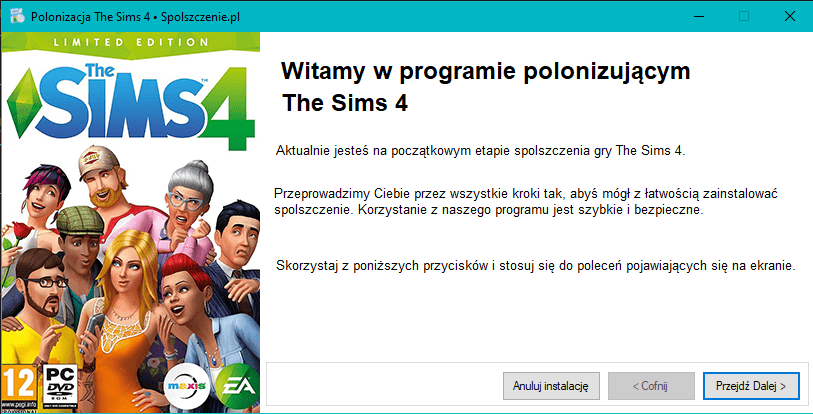 The Sims 4 spolszczenie pc